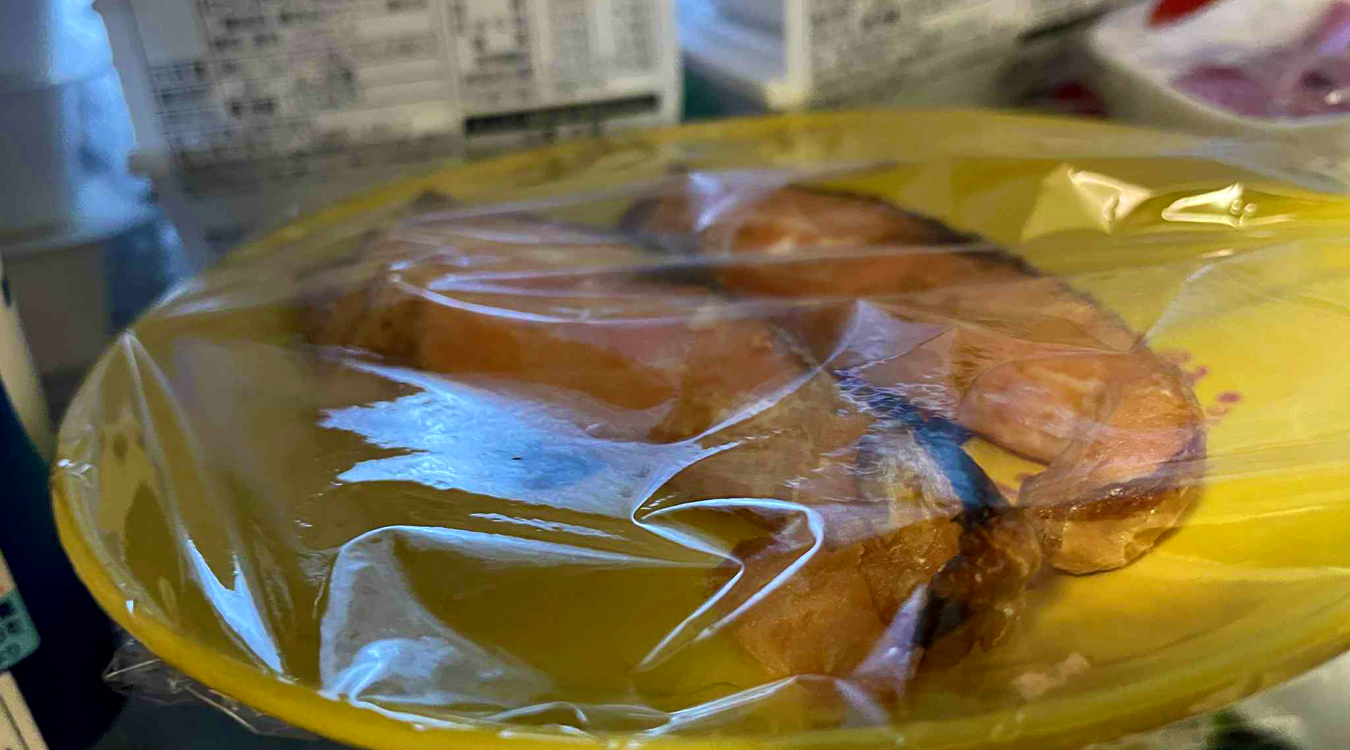 残り物の焼き鮭